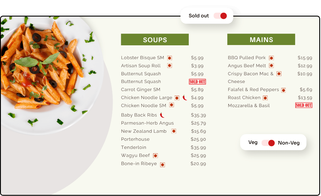 menu board software Pickcel